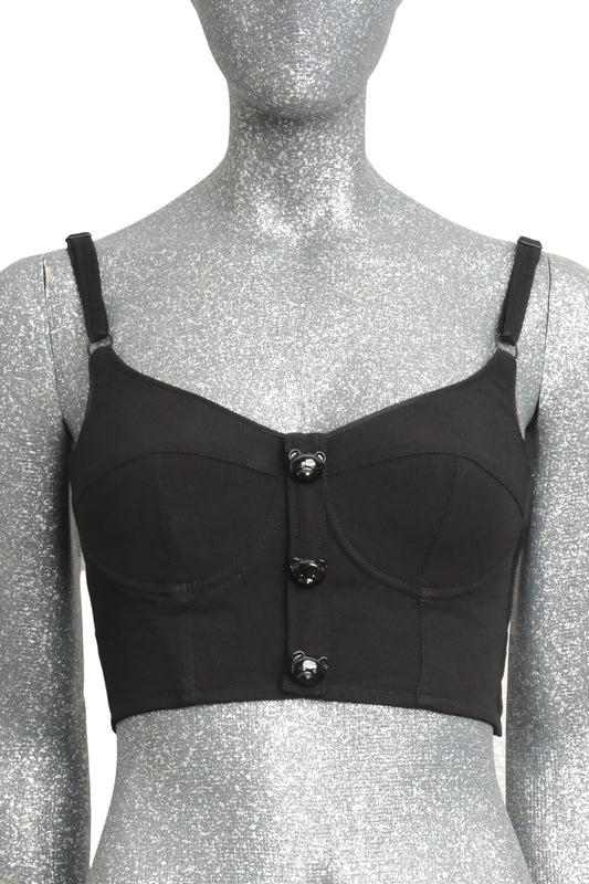 MOSCHINO COUTURE! - 2023 Crepe Bustier Bodice, Size-6