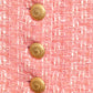 MOSCHINO COUTURE! - 2015 Pink Tweed Pencil Skirt, Size-6