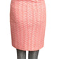 MOSCHINO COUTURE! - 2015 Pink Tweed Pencil Skirt, Size-6