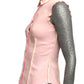 MOSCHINO COUTURE! - 2021 Pink Silk Inside Out Blouse, Size-4