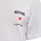 MOSCHINO COUTURE! - 2024 NWT White Cotton T-Shirt, Size-Large