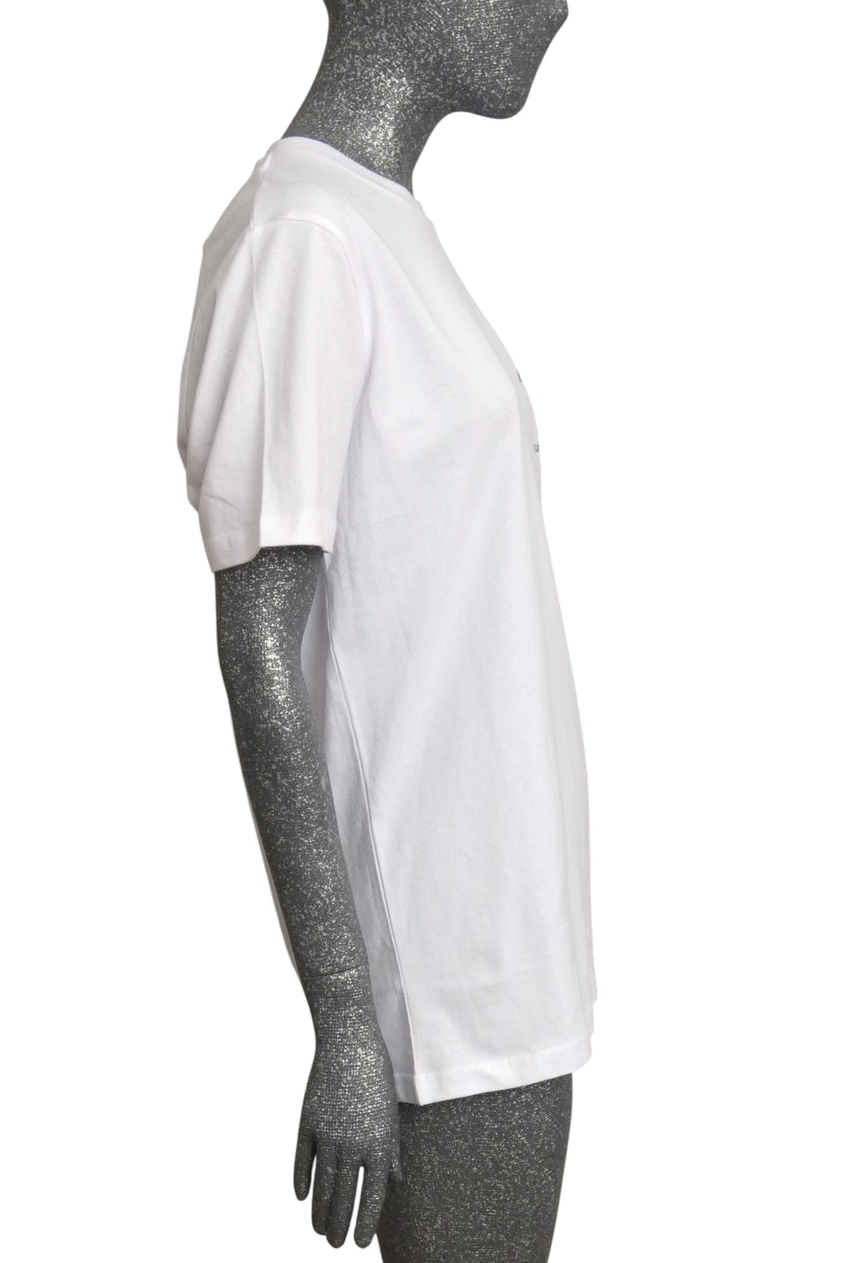 MOSCHINO COUTURE! - 2024 NWT White Cotton T-Shirt, Size-Large