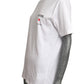 MOSCHINO COUTURE! - 2024 NWT White Cotton T-Shirt, Size-Large
