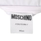 MOSCHINO COUTURE! - 2024 NWT White Cotton T-Shirt, Size-Large