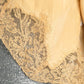 1930s Peach Silk & Lace Bed Jacket, Size-2
