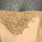 1930s Champagne Silk Charmeuse Step-In's, Size-4