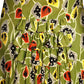 1940s Leaf Print Jersey Knit Dress, Size-4