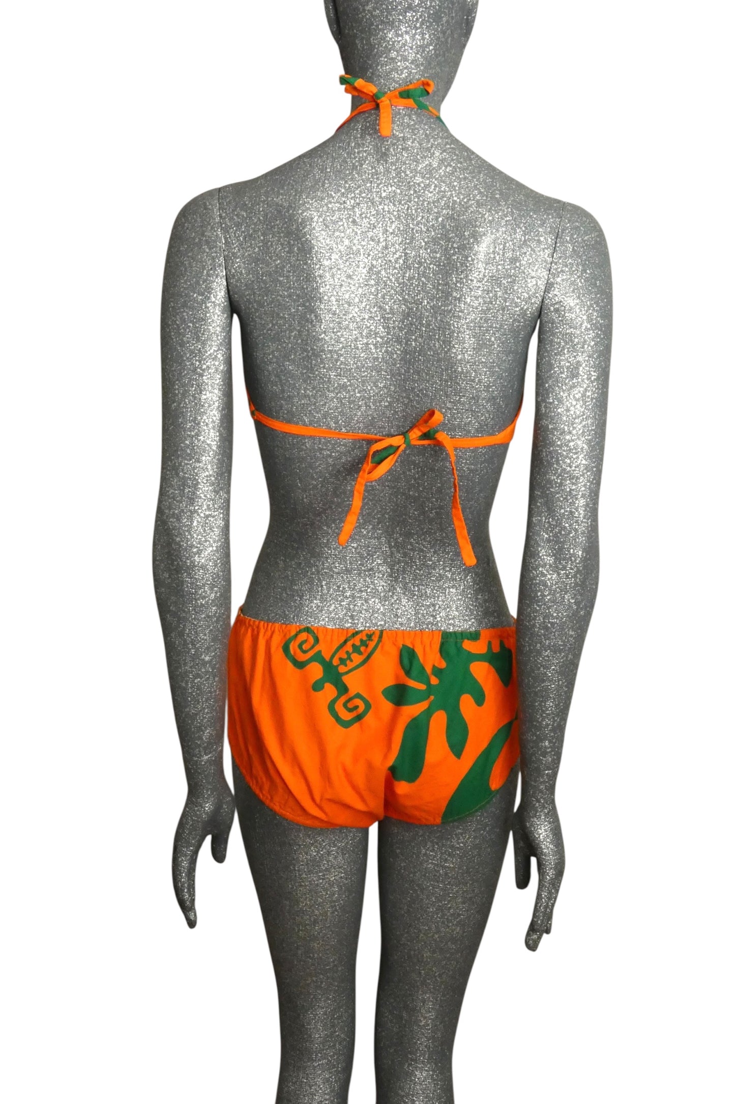 1950s 3pc Cotton Swim Ensemble, Size-6