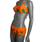1950s 3pc Cotton Swim Ensemble, Size-6