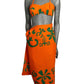 1950s 3pc Cotton Swim Ensemble, Size-6