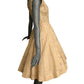 1950s Ivory Lace & Rhinestone Cocktail Dress, Size-6