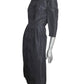 1950s Navy Silk Taffeta Bow Dress, Size-4