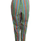 1950s Cotton Sequin Stripe Pants, Size-2