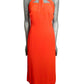 1950s Red Crepe Dinner Dress, Size-6