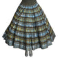 1950s Hand Painted & Sequin Circle Skirt, Size-6