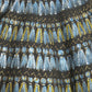 1950s Hand Painted & Sequin Circle Skirt, Size-6