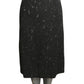 1950s Black & White Wool Tweed Suit, Size-6