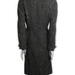 1950s Black & White Wool Tweed Suit, Size-6