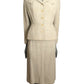 1950s Grey Wool Tweed Suit, Size-6