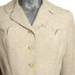 1950s Grey Wool Tweed Suit, Size-6