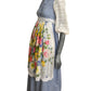 1970s Gingham Apron Dress, Size-2 Petite
