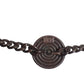 YVES SAINT LAURENT - 1980s Brass Spiral Chain Belt