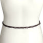YVES SAINT LAURENT - 1980s Brass Spiral Chain Belt