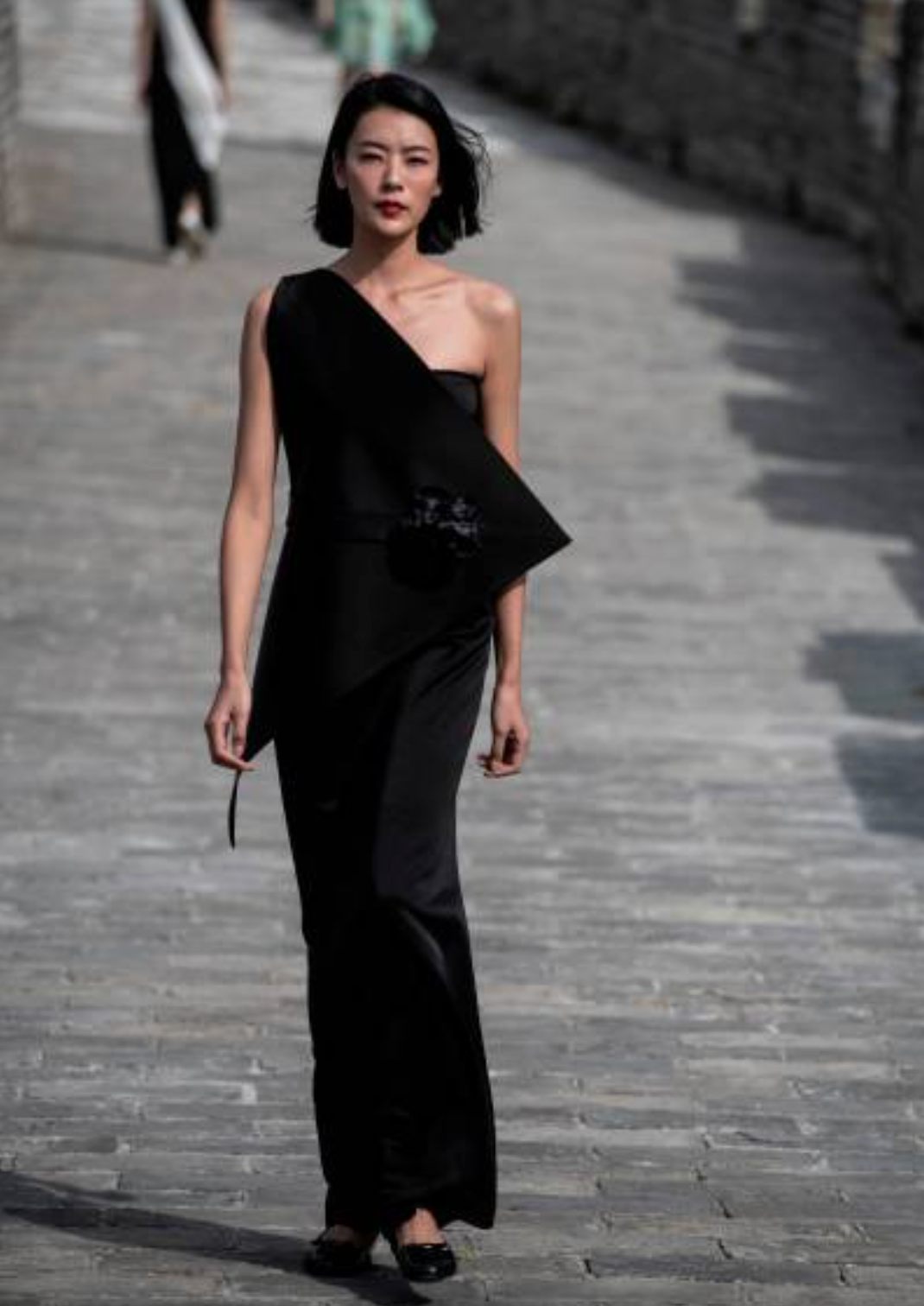 PIERRE CARDIN BOUTIQUE -2010 Satin & Velvet Gown, Size-6