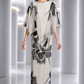 PIERRE CARDIN - 2006 Floral Print Chiffon Gown, Size 10