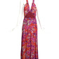 ETRO- Multi Color Beaded Chiffon Gown, Size 8