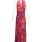 ETRO- Multi Color Beaded Chiffon Gown, Size 8