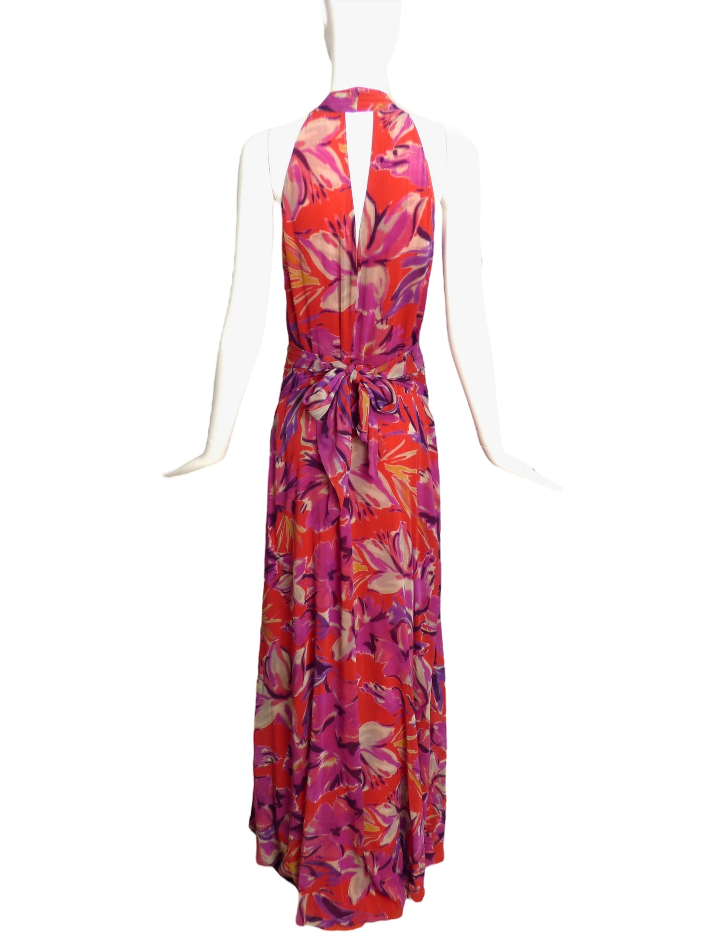 ETRO- Multi Color Beaded Chiffon Gown, Size 8