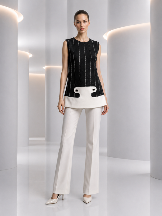 PIERRE CARDIN - 2010 2pc Pant Ensemble, Size 4