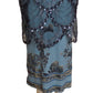 LEONARD- AS IS 1998 Sequin Lace & Silk Gown, Size 2