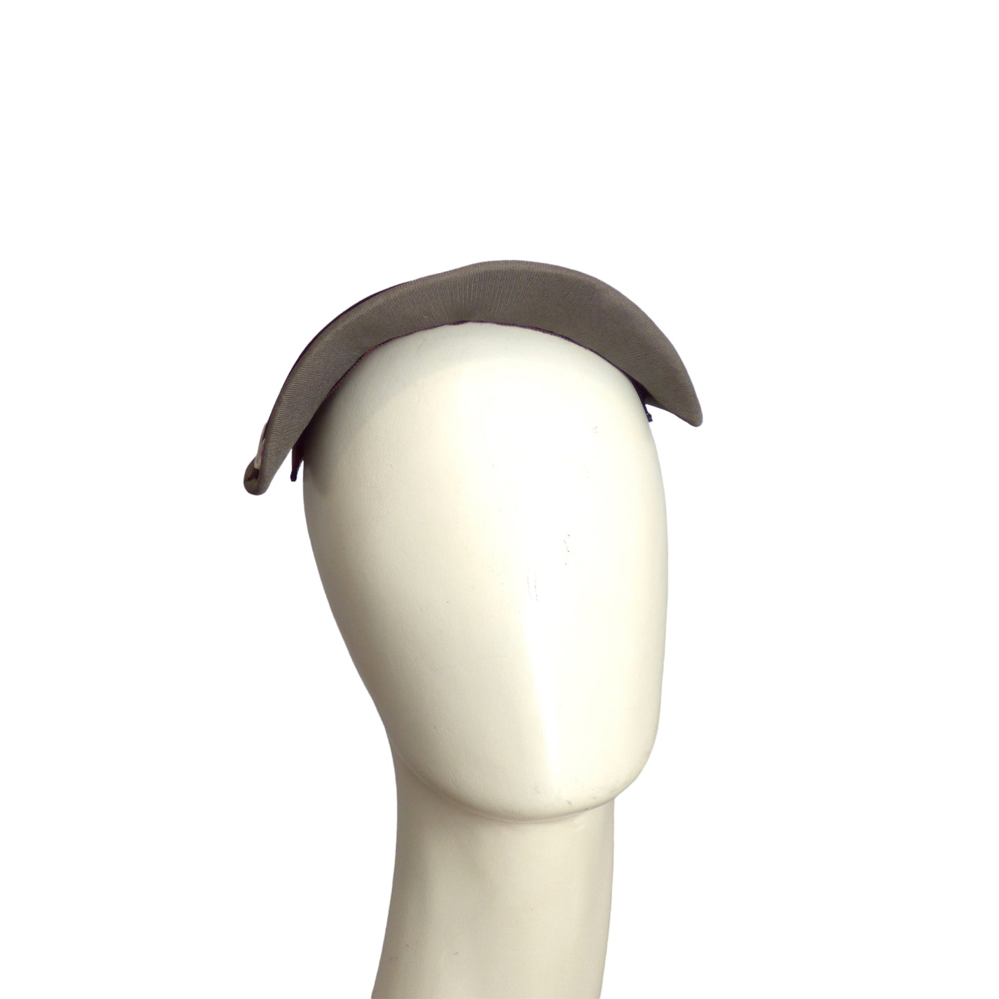 1950s Brown Velvet Button Hat