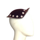 1950s Brown Velvet Button Hat