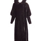 1930s Black Velvet Evening Coat, size 12