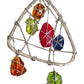 JEAN PAUL GAULTIER-1990s Glass Stone & Dreamcatcher Necklace & Earrings