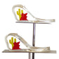 1970s Lucite Wedge Shoes, Size-Display only
