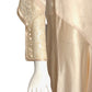 1920s Ivory Silk & Lace Wedding Dress, Size-4