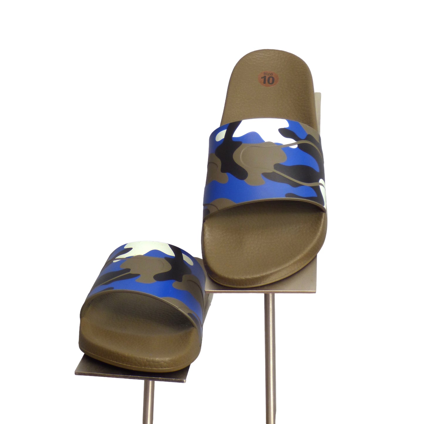 VALENTINO- NIB Camouflage Rubber Slides, Size 40