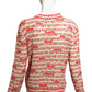 OSCAR DE LA RENTA-2012 Multi Color Knitted Cardigan, Size-Medium