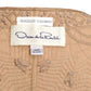 OSCAR DE LA RENTA-2004 Beige Quilted Skirt Suit, Size-10