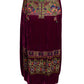OSCAR DE LA RENTA- Embroidered Velvet Skirt, Size-10