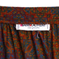YVES SAINT LAURENT- 1980s Wool Print & Velvet Skirt, Size 4