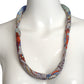 HERMES- Multi Color SIlk Pleated Necklace