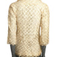 ANNA GIOVANNOZZI - 1960s Ivory Raffia Woven Jacket, Size-2