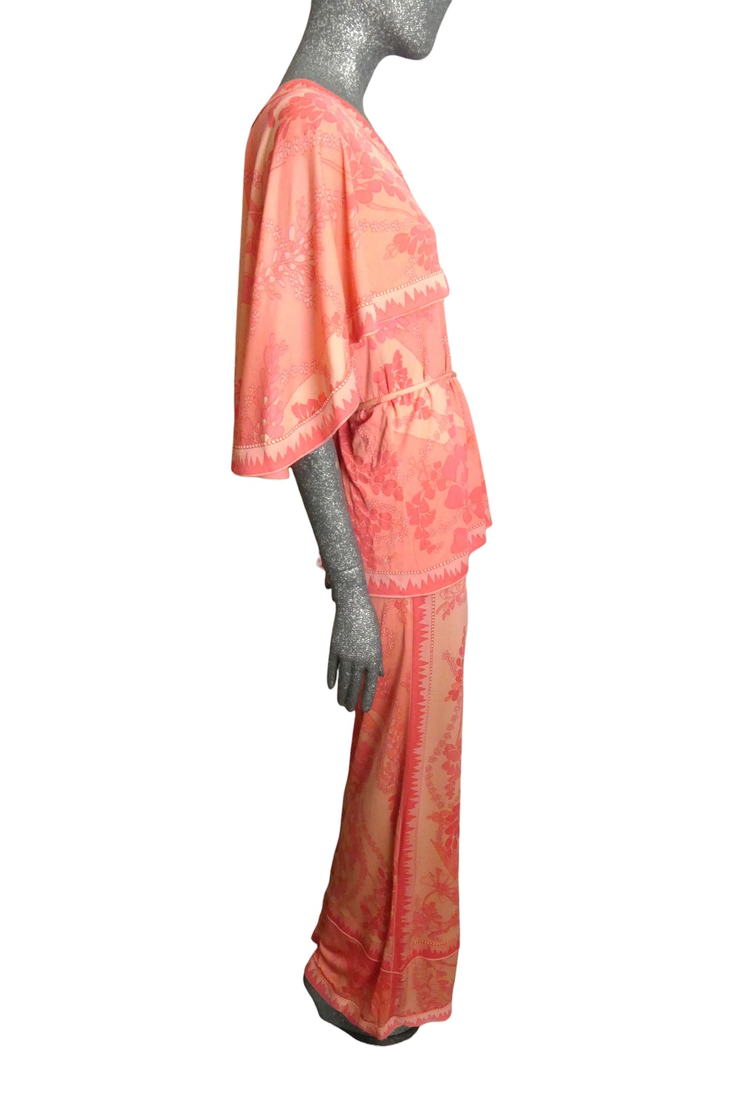 AS IS 1970s Silk Pant Ensemble, Size 6