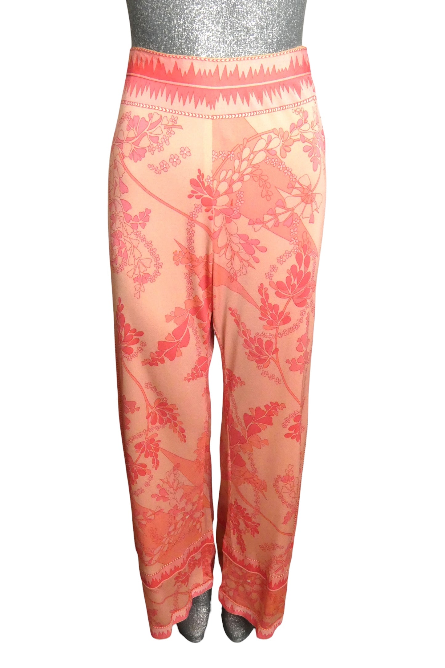AS IS 1970s Silk Pant Ensemble, Size 6