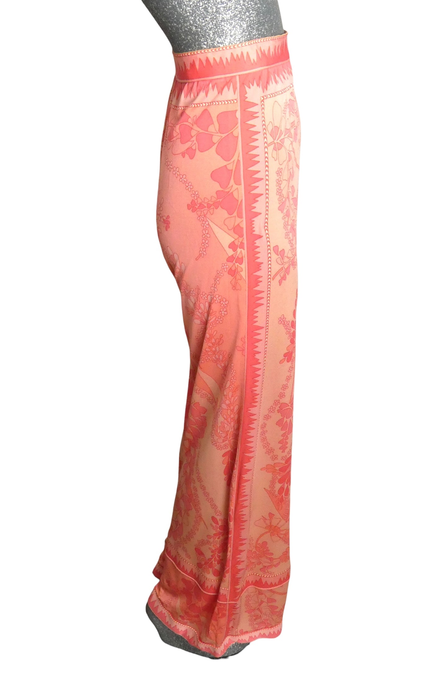 AS IS 1970s Silk Pant Ensemble, Size 6